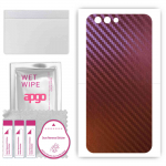 apgo skin sticker film foil vinyl for the BACK compatible with Asus Zenfone 4 ZE554KL, scratch-resistant, easy to install - Carbon Chameleon CAKA5