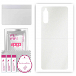 apgo Protective Skin Sticker for the back compatible with Sony Xperia 10 II, Wrap Film, Foil, Vinyl - Pattern Matte Transparent