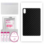 apgo Protective Skin Sticker for the back compatible with Honor Pad V7 Pro, Wrap Film, Foil, Vinyl - Pattern Carbon Black