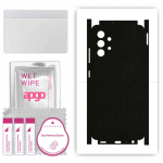 apgo Protective Skin Sticker for the back+sides compatible with Samsung Galaxy A32 4G, Full Wrap Film, Foil, Vinyl - Pattern Matrix