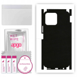 apgo Protective Skin Sticker for the back+sides compatible with Honor X8, Full Wrap Film, Foil, Vinyl - Pattern Matrix