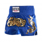 Muay Thai poksip&uuml;ksid Naised Mehed Treening V&otilde;itlus Kikkpoksip&uuml;ksid Laia elastse v&ouml;&ouml;koha tikandiga poksip&uuml;ksid L sinine