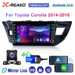 2Din autoraadio Toyota Corolla Ralink 2013 2014 2015 2016 4G Android autostereo multimeedia videopleier Navigatsiooni GPS jaoks 4+64+AHD