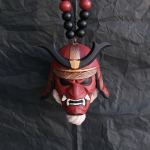 Samurai-Kabuto kiiver / Hannya Jaapani Oni auto tahavaatepeegli v&otilde;lu