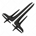 1 paar 3D ABS musta h&otilde;bedast auto k&uuml;lgporitiiba embleemi m&auml;rgikleebised C200L E260L E300L E350L tarvikute jaoks Silver