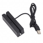 3 raja magnetribaga kaardilugeja kahesuunaline k&auml;sitsi USB-kaardi lugeja POS-i juurdep&auml;&auml;sukontrolli identiteedi jaoks