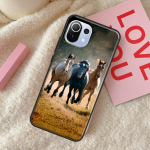 Hobuste jooksu&uuml;mbris Xiaomi 11T Pro 12 Mi 11 Lite jaoks, kate POCO X3 GT X4 Pro F1 F3 M3 M4 Pro jaoks Mi 9T (9T Pro)