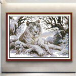 stitch set Counted Embroidery Kits for Beginners Handmade Gifts 11ct 65x45cm