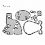 Loomade kaelkirjaku metallist l&otilde;ikamisvormid DIY scrapbooking, reljeef, paberkaardid, k&auml;sit&ouml;&ouml; h&otilde;be
