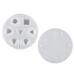 Suured DND t&auml;ringuvaigust vormid 7 &otilde;&otilde;nsusega, stereoskoopilise disainiga pol&uuml;eedriliste t&auml;ringuvormide tegemiseks