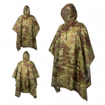 Multifunktsionaalne 3-&uuml;hes kapuutsiga Rain Poncho veekindel vihmamantel meestele, naistele, t&auml;iskasvanutele m&otilde;eldud v&auml;litelgimatt One Size