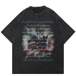 T&auml;navar&otilde;ivad Funny Graphic T-s&auml;rk Puuvillane Pestud Must Ts&auml;rk Unisex Topid Tees Suvine l&uuml;hikeste varrukatega T-s&auml;rk S must