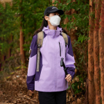 Veekindlad matkajoped Naiste tuulejakid Naiste vastupidav jope naistele Moodne spordimantel S khaki/elevandiluuvalge