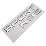 3D ABS Must Kroomitud T&auml;hed Auto Tagumine Pagasiruum Embleem M&auml;rk Kleebis Range Rover Sport HSE 2006 2009 2008 V8 V6 Autotarvikud Silver