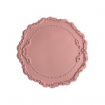 Vintage reljeefse lillemustriga disain silikoonist mitmeotstarbeline lauan&otilde;ude matt kodukaunistuse kaitsmiseks S heleroosa v&auml;rv