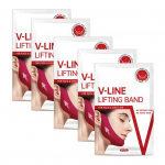 5 tk. n&auml;omask, nahka pinguldav V-jooneline n&auml;omask, pinguldav, niisutav kaela t&otilde;stev teip, n&auml;oplaaster naistele 5pcs