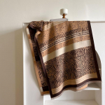 Klassikaline leopardimustriline sall Elegantne suur sall naiste &otilde;ues tuulekindel pea&uuml;mbris soe reisirannar&auml;tik 180*65cm must