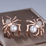 Retro gooti roosikulla v&auml;rvi &auml;mblikk&otilde;rvar&otilde;ngad naistele p&auml;rlite imitatsiooniga k&otilde;rvar&otilde;ngad peoehted kingitused roosa kuldne v&auml;rv