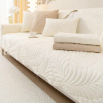 &Uuml;hev&auml;rviline tikandiga diivanikate Moodne neli hooaega universaalne sektsioonsohva r&auml;tik Libisemisvastased diivanikatted elutuppa 70x70cm 1pc beež