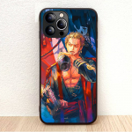 BW-35 One Piece Luffy Zorro pehme must &uuml;mbris iPhone XR jaoks 14 15 11 12 13 6 7 8 X XS Pro Max Samsung S22 S23 S21 S24 FE Ultra S8 Plus iPhone 14 Pro Max aero