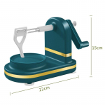 K&auml;sitsi v&auml;ntatav &otilde;unakoorija multifunktsionaalne puuviljakoorija masin Pirniviljamasina kooritud komplekt Creative Kitchen Cutter Tool LM