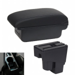 For Honda Jazz For Honda Fit Jazz 1 auto k&auml;etoe kast 2003-2007 K&auml;epideme hoiustamise tarvikud Spetsiaalne tagantj&auml;rele paigaldatav USB-liides must