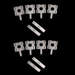 2/5 komplekti Makita nikeldatud terasest rihma ribalehtedele punktkeevitus nikkelplaat aku katmine niklileht 2 Sets