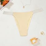 Naiste &otilde;mblusteta n&auml;htamatud alusp&uuml;ksid, l&auml;bipaistev v&ouml;&ouml;rihm Seksikad stringid Xs SML L