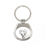 Weimaraner, Grey Ghost - keychain with a dog, keychain with a print, personalized pendant from the Art-Dog brand