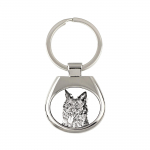 Mudi - keychain with a dog, keychain with a print, personalized pendant from the Art-Dog brand