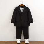 Poiste vabaaja &uuml;likond, roheline h&auml;rrasmeeste s&uuml;nnip&auml;evaks m&otilde;eldud klaverikost&uuml;&uuml;mid lastele koolivormi bleiseri komplekt 90cm must