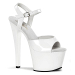 Veekindel Platvorm K&otilde;rge Kontsaga Naiste &Otilde;hukesed Kontsad &Uuml;mar Nina &Ouml;&ouml;klubi &Ouml;&ouml;show Seksikas Kleit K&otilde;rged Sandaalid Suvi 17cm YKC 46 valge