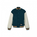 Levis SS23 &Uuml;he n&ouml;&ouml;biga Kirjalogo Tikitud Polo Pesapallijakk Meeste jakid Sinine Valge A4452-0000 S