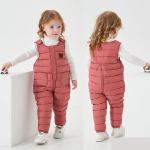 Talvised laste puuvillased p&uuml;ksid soojad kombinesoonid poistele talve paksud p&uuml;ksid alla puuvillased laste kombinesoonid t&uuml;drukutele lastele kombinesoonip&uuml;ksid 80cm tumeroosa v&auml;rv