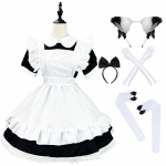 T&uuml;drukute kost&uuml;&uuml;m Alice Lolita neiu kost&uuml;&uuml;m cosplay Cosplay Lolita XXL