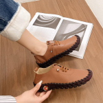 Laia laiuse ja paksude jalgadega vabaaja lamedap&otilde;hjalised naistekingad 35 must