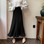 Naiste Plisseeritud Seelik P&otilde;lvepikkusega K&otilde;rge V&ouml;&ouml;kohaga A-l&otilde;ikeline Midi Seelikud K&otilde;rge V&ouml;&ouml;kohaga Uisutajakleit One Size roosa