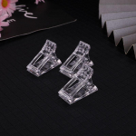 5 tk k&uuml;&uuml;neotste klamber Quick Building Poly UV Gel Assistant Tool Manik&uuml;&uuml;ri plastist pikendusklamber 5pcs valge