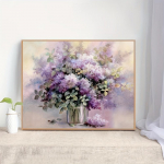 Lillede akvarell kunst maalimine plakat l&otilde;uend tr&uuml;kkimine seinakunst Kodukaunistus raamita maal 50X75cm