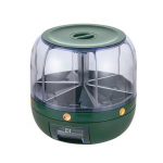 Teravilja jaotur P&ouml;&ouml;rlev riisi dosaator hoiukonteiner 6-kambriline kuivtoidu dosaator koos m&otilde;&otilde;dutopsiga toidu s&auml;ilitusmahutitega k&ouml;&ouml;gi jaoks One Size valge