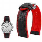 Klassikaline 20mm 21mm 22mm L&otilde;uend Nailon Seiko kelladele Kummist Rihm Veekindel Kellarihm Meestele Tissot Citizen Mido Kellatarvikud 21mm