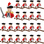 S&otilde;jalised ehitusklotsid Keskaegsed s&otilde;durifiguurid Kingitused Relv P&uuml;stol Keiserlik merev&auml;gi Mini klotsid Laste m&auml;nguasi T&auml;ielikult tr&uuml;kitud keha