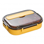 1 komplektne Bento Box lekkekindel suure mahutavusega kerge kahekihiline l&otilde;unas&ouml;&ouml;gikonteiner roosa