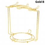 Kohvitassi ja alustassi n&auml;idik, kuhu mahub 6 kohvitassi ja 6 taldrikut k&ouml;&ouml;gi t&uuml;hjendusrest Vastupidav kaasaegne kruusialus t&ouml;&ouml;lauale