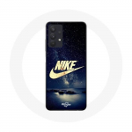 Coque Maniacase pour Samsung A32 5g nike logo dor&eacute; nuit &eacute;toil&eacute;