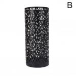 Stiilne metallist vihmavarjuhoidja ruumis&auml;&auml;stliku disainiga v&otilde;i kvaliteetse kattepulbriga H U7P7 jaoks BlackM-1pcs