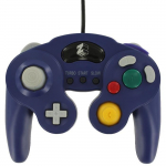 Manette contr&ocirc;le de jeu &agrave; vibrations connect&eacute;e ZedLabz pour Nintendo GameCube GC avec fonction turbo - violet