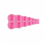 Silikoonist koogivorm &Scaron;okolaadi fudge vorm Suur V&auml;ike Mitmesuurus P&auml;rlipalli kuju Ise-tee K&uuml;psetamine K&ouml;&ouml;k K&uuml;psetamine Koogit&ouml;&ouml;riist Kaunistus roosa