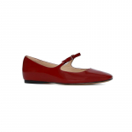 Moodsad baleriinad Prantsuse lipsuga kingad Baleriinad Naiste &uuml;herealised kingad Ruudukujulise ninaga Zapatos De Mujer Mary Jane kingad Pulmakleidikingad Pruut 33 punane