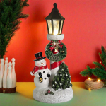 J&otilde;uluvana kaunistused valgustavad tuledega lumememme Vaigust k&auml;sit&ouml;&ouml; lauaarvuti j&otilde;ulukaunistused, lauavalgusti kaunistused (ilma Patareideta) One Size